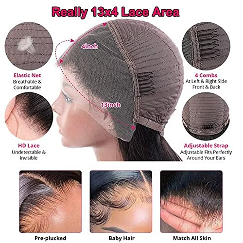 Short Pixie Cut Lace Front Wigs Human Hair for Women Short Curly Bob Wig Water Wave Short Curly Wigs for Black Women 13x4 HD Pixie Cut Wig Brazilian Virgin Human Hair Wigs 150% Density - Image 7