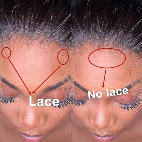 Short Wavy Ombre Brown Highlights Human Hair Bob Wig Ready to Wear 13x4 Realistic HD Lace Frontal Wigs Brazilian Remy Human Hair Bleached Knot Pre Cut Side Part Glueless Lace Wig 150 Density 10" - Image 2