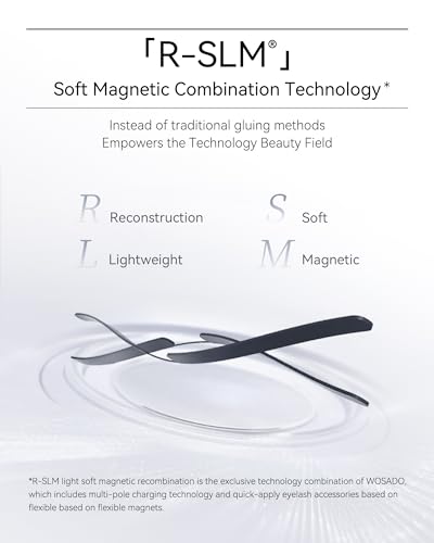 Silky Black Magnetic Eyelashes Kit Easy Application Reusable Waterproof 5 Pairs - Image 8