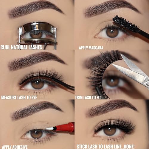 Silly George Lash Kit for Beautiful Lashes, Strong Hold, Easy Application, 1 Kit - Image 3