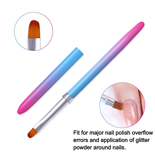 SILPECWEE 3 Piece Nail Polish Remover & Cuticle Cleaning Brush Set - Image 4
