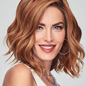 Simmer Elite Wig Color RL19/23 BISCUIT - Raquel Welch Wigs 11.5" Sheer Indulgence Light Long Heat Friendly Synthetic Lace Front Monofilament Top Hand-Tied base Bundle MaxWigs Hairloss Booklet