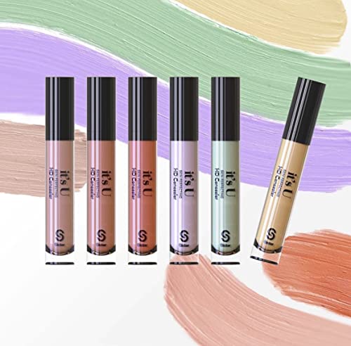 SISTAR It's U Skin Perfecting Conceal HD Contour Color Corrector Orange 15ml Full Coverage - Image 4