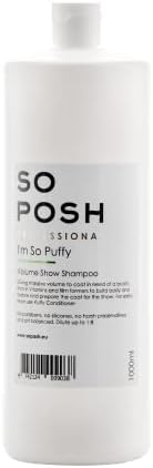 So Posh I’m So Puffy Dog Shampoo - with Keratin & Vitamins, Perfect for Poodles & Bichons, Extreme Volume for Show Days, Sulfate & Paraben Free, 1:8 Concentrate. 33.8 Oz