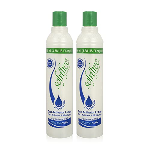 Sofn’Free Moisturizer & Curl Activator for Natural Hair, Soft Curls, and Waves 11.83 fl oz / 350ml (2 pack)