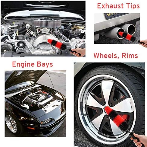 Long Handle Soft Bristle Wheel Rim Brush for Scratch-Free Car Washing and Detailing - Image 7