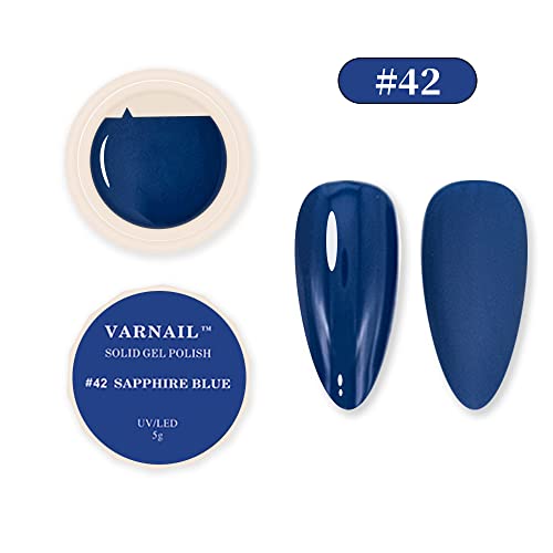 Solid Gel Nail Polish for Nails Art Kit, 10 Colors Nude Cream Pudding Gel Polish Set, DIY Nail Art Design Manicure Gel Polish for Home and Professional DIY Nail Art Salon (Classic) - Image 7