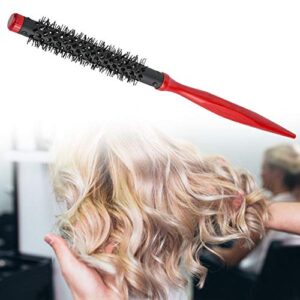 Sonew Round Styling Hair Brush, Mini Roller Hair Brush, Nylon Bristles Roller Comb Hair Styling Brush Comb with Wooden Pointed Tip Handle for Styling Curling Curly Wavy Thick(9)