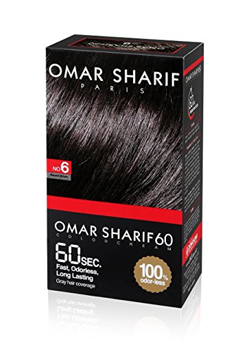 Speedy Hair Color #6 Natural Brown Hair Dye Ammonia Free No Odor Covers Gray Hair in Just 60 Seconds