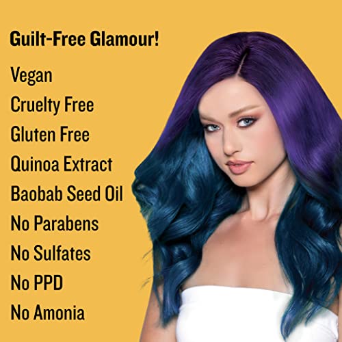 Splat Ombre Dream | Original Complete Kit | Purple & Blue Hair Color | Vegan & Cruelty Free - Image 7