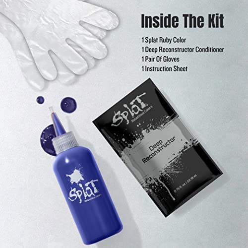 Splat Vegan and Cruelty-Free Semi-Permanent Hair Color Dye (6 Fl Oz, MIDNIGHT INDIGO) - Image 2