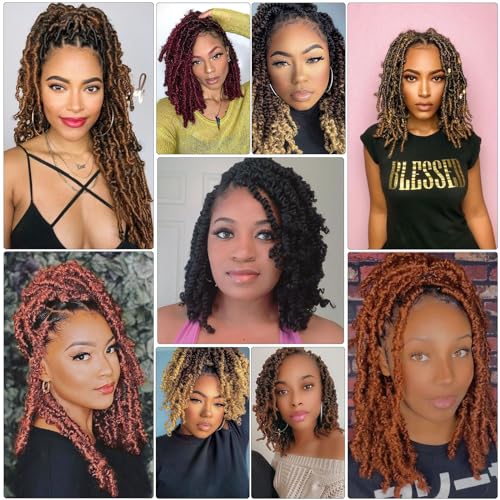 Spring Twist Crochet Hair 8 Inch 6 Packs Synthetic Braiding Extensions 90 Strands - Image 8