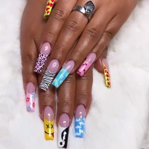 Square Long | Gel Nail Tips | NABulous Nails | Soft Gel Nail Tips | Full Cover & Pre-shaped | False Press On Nail Extensions | Artificial Nails for Nail Salons & DIY (Square Long) - Image 7