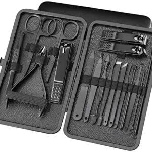 Stainless Steel Manicure and Pedicure Nail Clipper Set with Ear Spoon for Household Use