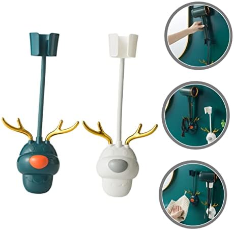 stand up hair dryer storage rack shelf abs hair dryer stand holder hands free wall bracket home blow dryer rack Hair Dryer Holder tool wall hair dryer stand Wall-mounted - Image 2