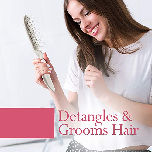 Stanley Style Glider Detangle Hair Brush for Women, Gentle Styling for Long Thick Hair - Image 4