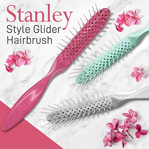 Stanley Style Glider Detangle Hair Brush for Women, Gentle Styling for Long Thick Hair - Image 2