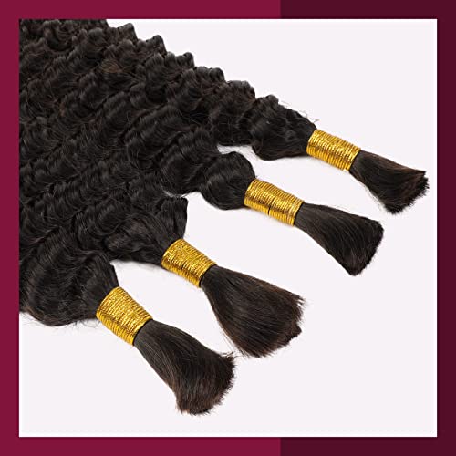 Starlet 24 Inch Virgin Human Hair Braiding Bulk - 200g, 4 Bundles - Image 3