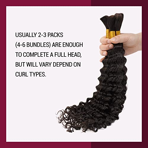 Starlet 24 Inch Virgin Human Hair Braiding Bulk - 200g, 4 Bundles - Image 7