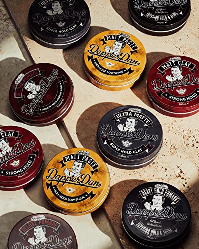 Strong Hold Matte Clay By Dapper Dan | Mens Hair Products Matte Finish | Smoked Saffron & Leather Fragranced Hair Clay For Men | Matte Finish Hair Pomade For Men | 100ml - Image 7