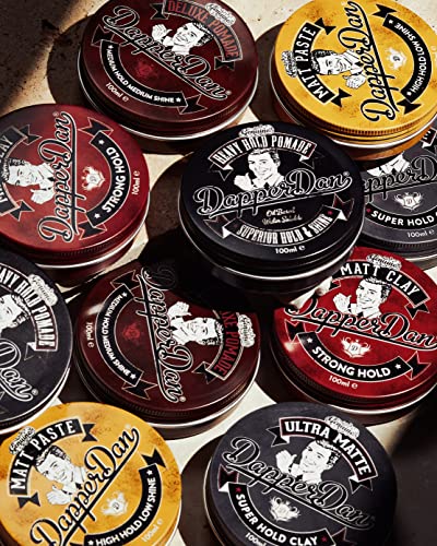Strong Hold Matte Clay By Dapper Dan | Mens Hair Products Matte Finish | Smoked Saffron & Leather Fragranced Hair Clay For Men | Matte Finish Hair Pomade For Men | 100ml - Image 5