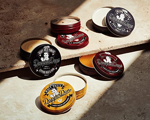 Strong Hold Matte Clay By Dapper Dan | Mens Hair Products Matte Finish | Smoked Saffron & Leather Fragranced Hair Clay For Men | Matte Finish Hair Pomade For Men | 100ml - Image 6