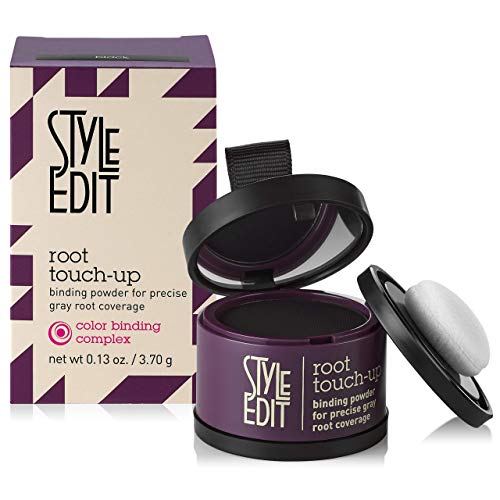 Style Edit Root Concealer Spray and Touch Up Powder for Black Hair, 3 oz - Image 6