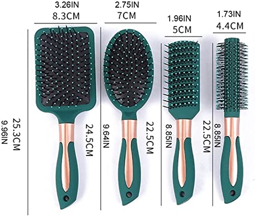 Styling Hair Brush for Hair Textured, Hair Comb Hair Brush Air Cushion Combs Women Scalp Massage Comb Hair Brush Home Salon Hairdressing Tools Travel Comb (Color : D) - Image 2
