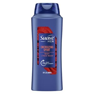 Suave Men Body Wash for Everyday Use Sport Fragrance Body Wash and Shower Gel 28 oz