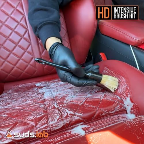 Suds Lab HD Intensive Brush Kit 3 Pack- Premium Boar’s Hair Brushes - Scratch Free Design - Fine Detailing Brushes for Personal and Professional Use - Image 7