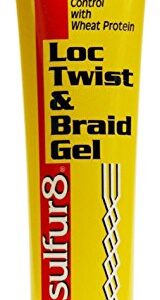 Sulfur8 Loc, Twist & Braid Gel, 6 oz (Pack of 5)