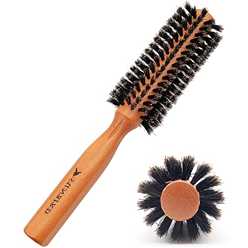 Sunbird Large Round Brush with Wild Boar Bristles for All Hair Types and Styles