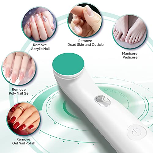 SUNMAY 4-in-1 Rechargeable Electric Nail File Set for Home Pedicure and Nail Care - Image 7