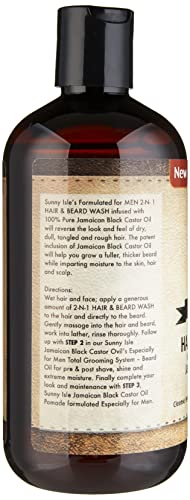 Sunny Isle Jamaican Black Castor Oil 8 oz Hair and Beard Wash for All Hair Types - Image 11