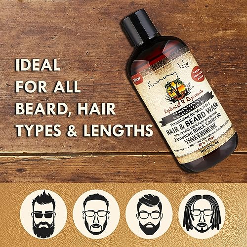 Sunny Isle Jamaican Black Castor Oil 8 oz Hair and Beard Wash for All Hair Types - Image 4