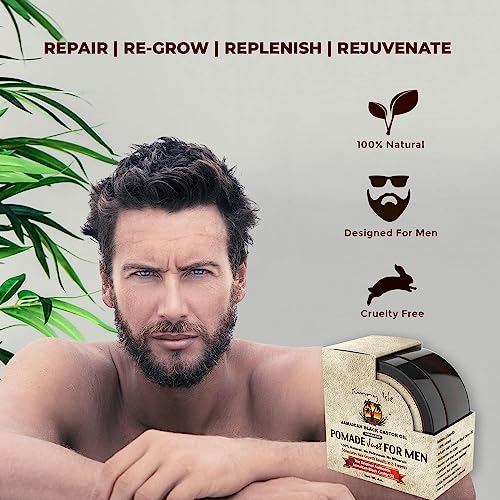 Sunny Isle Jamaican Black Castor Oil Hair Pomade 4 oz for Moisturizing Styling - Image 4