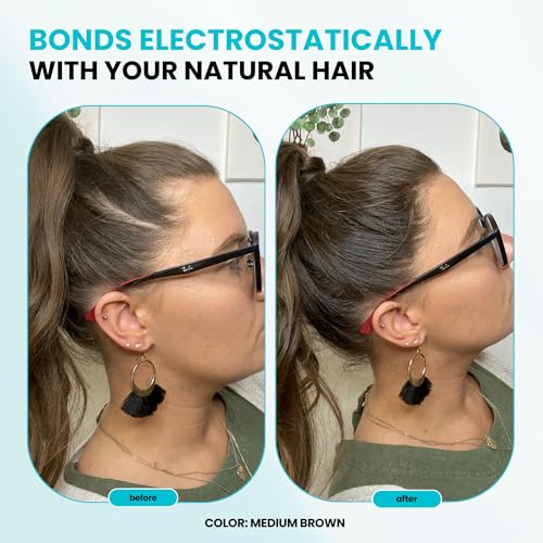 SURETHIK 30g Grey Hair Building Fibers for Instant Volume Thinning Hair Men Women - Image 4