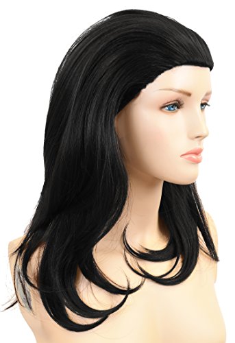 Synthetic Natural Wave Wig for Women, Heat Resistant Should Length Half Head Curly Hair Wig for African American Black - Image 2