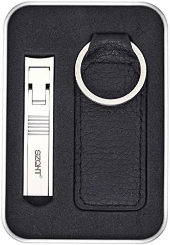 SZQHT Ultra Slim Nail Clippers with Leather Case Portable Fingernail Clippers Super Flat 4MM Thick - Image 7