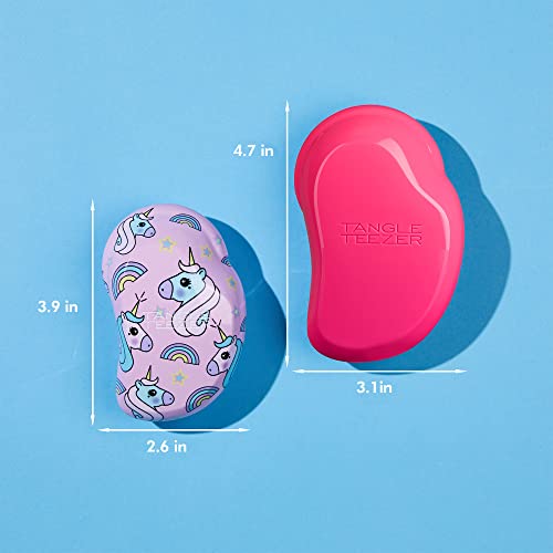 Tangle Teezer The Original Detangling Brush, Dry and Wet Hair Brush Detangler for All Regular Hair Types, Pink Fizz - Image 5