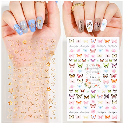 Teenitor Medium Coffin Press On Nails, 12 Color Press On Coffin Nails Set, 288pcs Glossy Press On Nails Coffin Glue On Nails Medium Length, Press On Nails with Glue - Image 6
