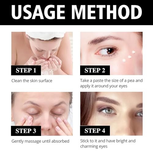 Temporary Eye Tightener Eye Cream/Serum, Instant Reduces Under-Eye Bags, Dark Circles & Puffiness, Anti Aging Fine Lines, Firm That Delicate Skin Under Your Eyes 1 oz - Image 6