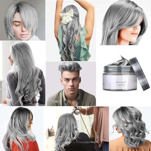 Temporary Washable Hair Color Wax Set 4 Colors for Adults & Kids Cosplay Parties - Image 4