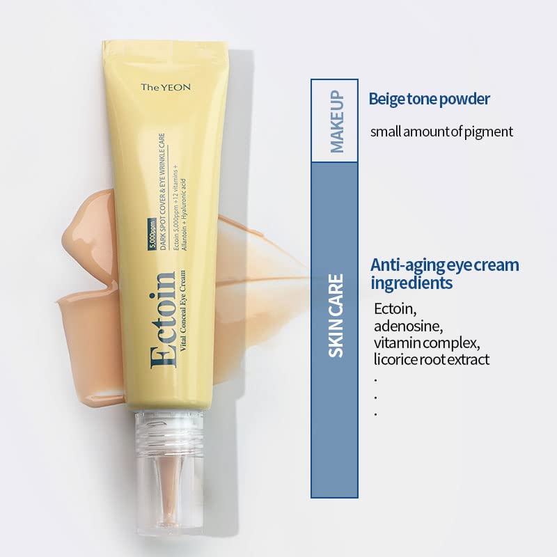 TheYEON Ectoin Vital Conceal Dark Circle Eye Cream 20ml Hydrating Anti-Aging Formula - Image 6