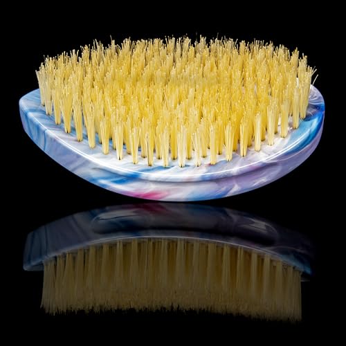 Torino Pro Curve Wave Brush #232- Curved Palm Medium Hard Shower brush - Reinforced bristles - Great for wolfing to manage your 360 Waves - Image 4