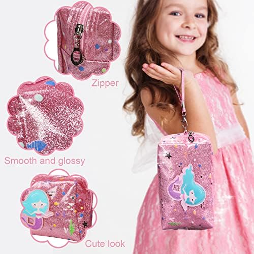 TOY Life Kids Washable Mermaid Makeup Kit for Girls Ages 4-12 with Non-Toxic Formula - Image 6