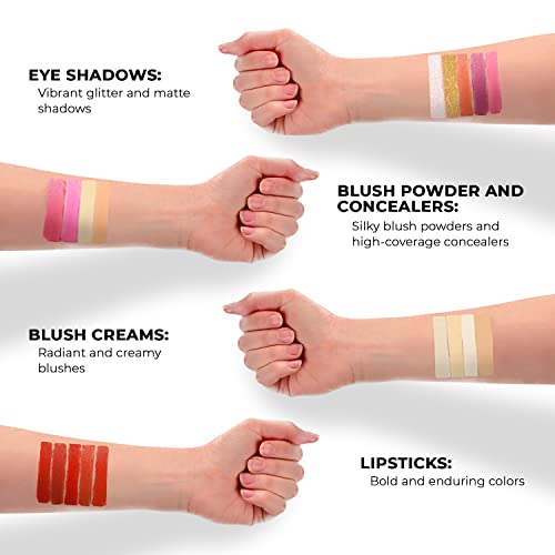 Toysical 2-Tier Makeup for Teens - Kids Makeup Kit for Girl, Real Washable Make Up for Teen Girls - Non Toxic 86 Colours Full Starter Cosmetics Set for Teenagers - Image 4