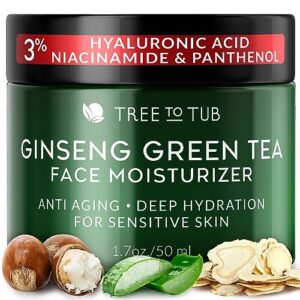 Tree to Tub 4 oz Natural Hydrating Face Moisturizer for Dry Skin