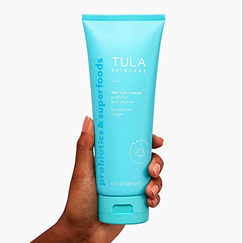 TULA Skin Care Cult Classic Purifying Face Cleanser - Supersize, Gentle and Effective Face Wash, Makeup Remover, Nourishing and Hydrating, 6.7 oz. - Image 6