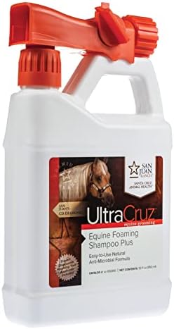 UltraCruz Equine 32 oz Foaming Shampoo Plus with Travel Applicator, New Condition